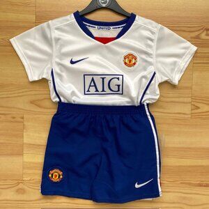 Manchester United 08/09 Away Model NIKE Little Boys 3 piece Kit(S/105-112cm)
